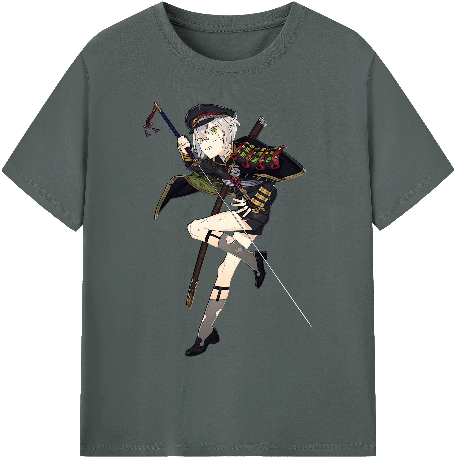 （画像用） 刀剣乱舞 Touken Ranbu 綿100％ メンズ半袖Tシャツ｜肌触りやわらか＆通気性